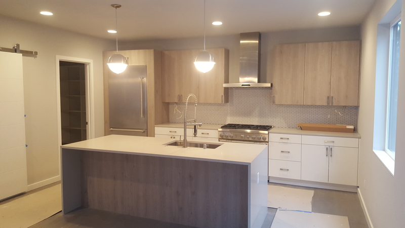 Illustration for article titled A contemporary kitchen.